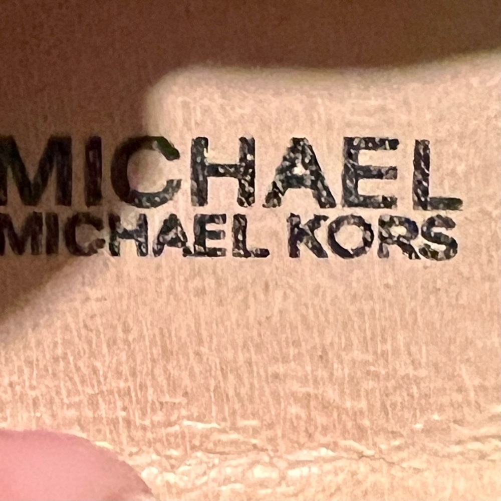 MICHAEL MICHAEL KORS black leather ballet flats. Size 9.5M - Picture 2 of 8